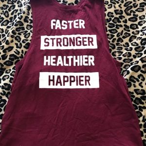 FASTER STRONGER HEALTHIER HAPPIER